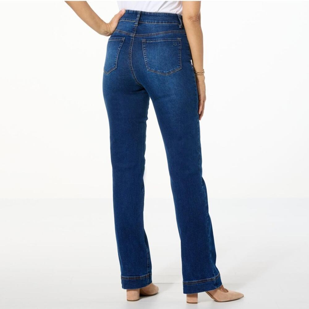 DG2 by Diane Gilman New Classic Stretch Denim‎ Tall Trouser Jean NWT Size 6T